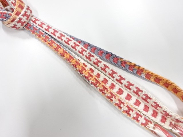 未使用品　正絹　手組帯締め